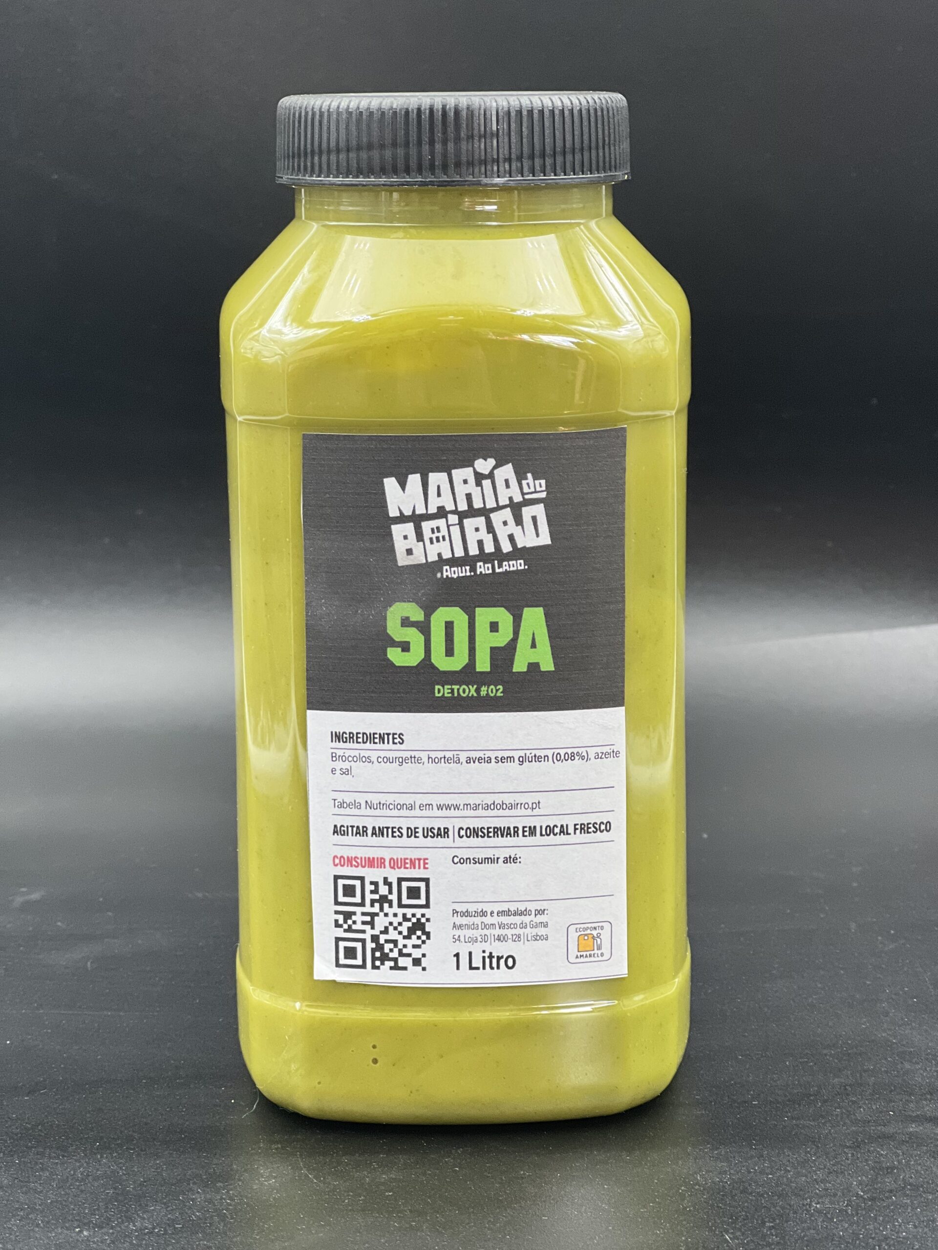 Sopa Brocolos, Courgete, Hortelã 1L #02