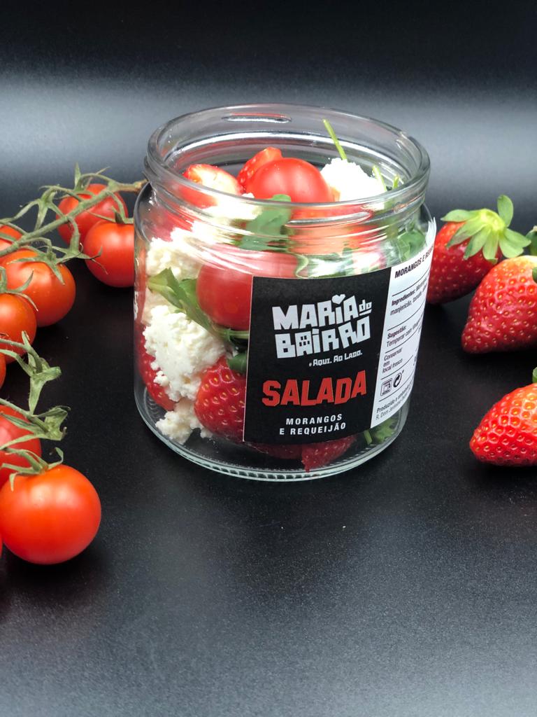 Salada Morango e Requijão Maria do Bairro