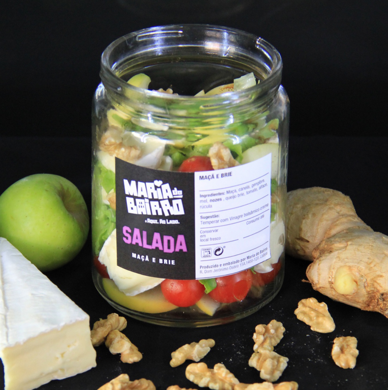Salada Maça, Brie, Noz #06